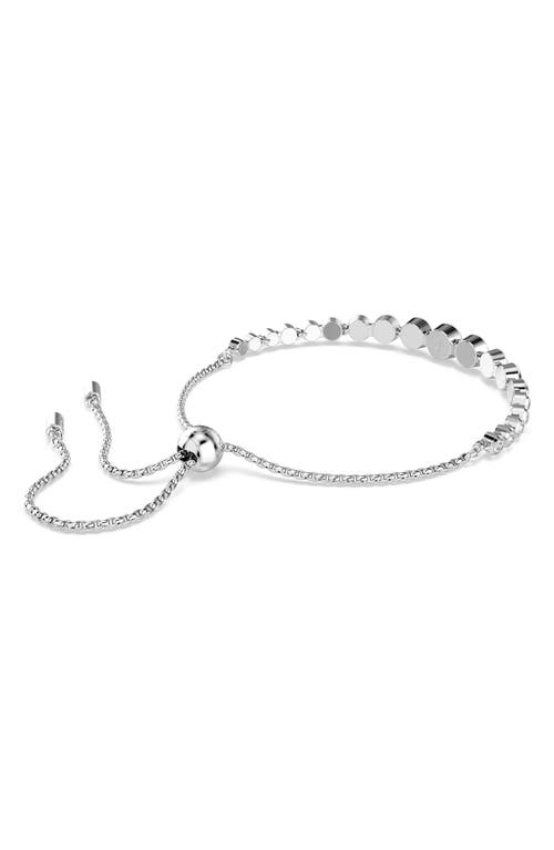 Swarovski Imber Crystal Slider Bracelet In Crystal/silver