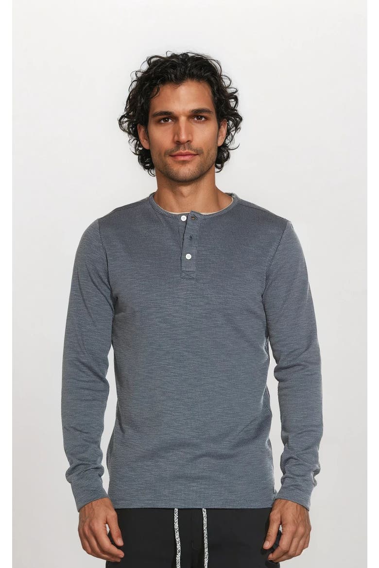 Slate Folsom Henley, Alternate, color, Slate