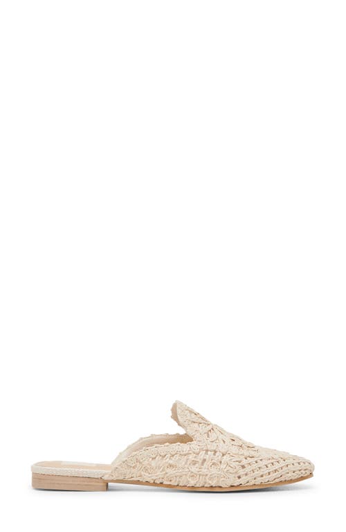 Dolce Vita Diya Raffia Mule In Oatmeal Macrame