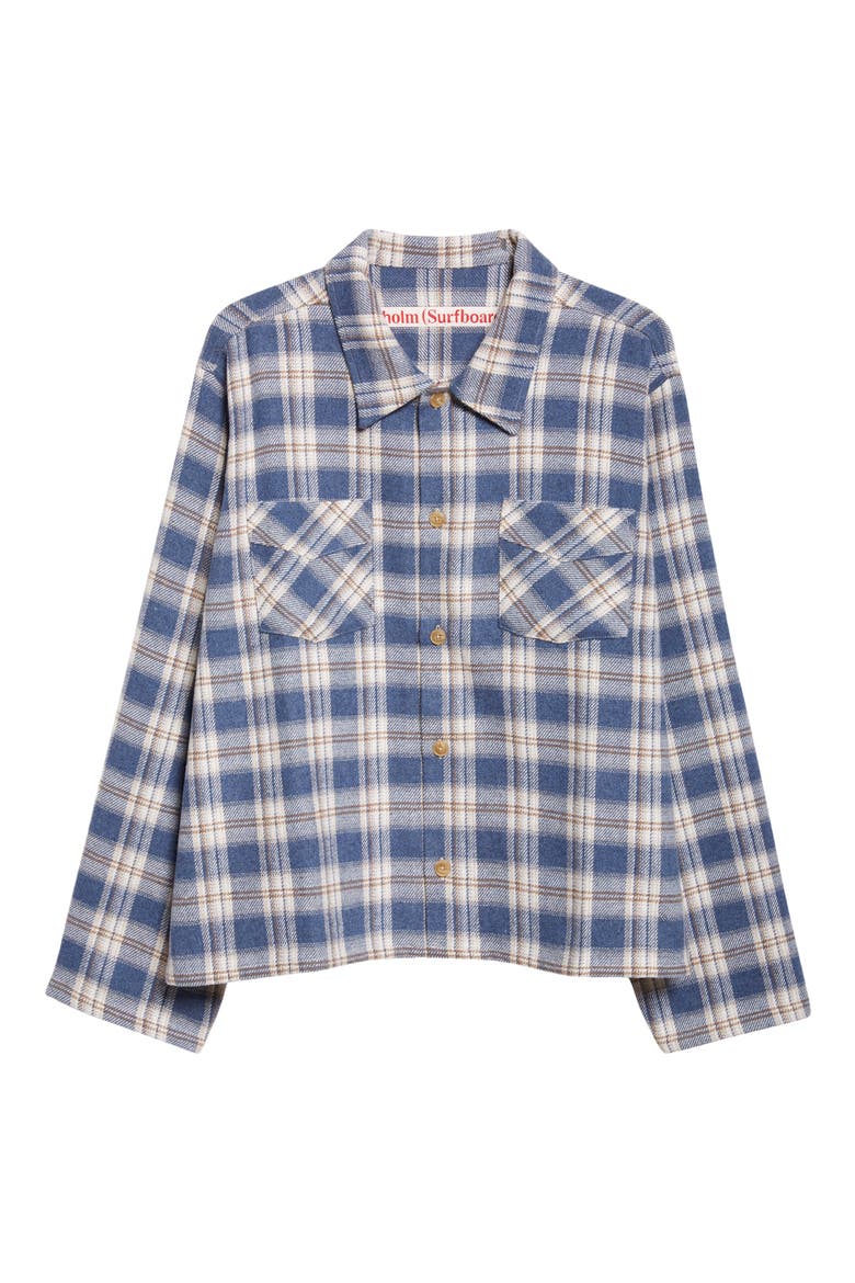 Club Plaid Overshirt, Alternate, color, BLUE CHECK