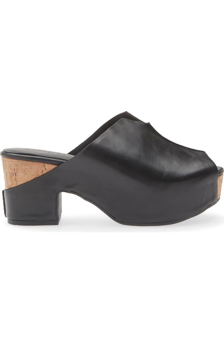 Chocolat Blu Gamma Peep Toe Platform Slide Sandal, Alternate, color,