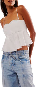 Free People One True Love Peplum Camisole