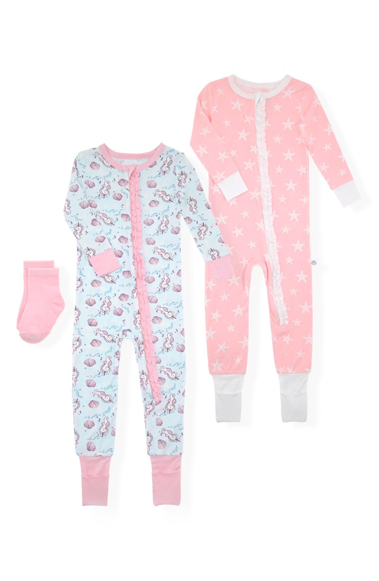 Assorted 2-Pack Pajamas & Socks Set