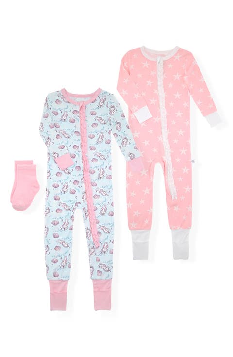 Assorted 2-Pack Pajamas & Socks Set