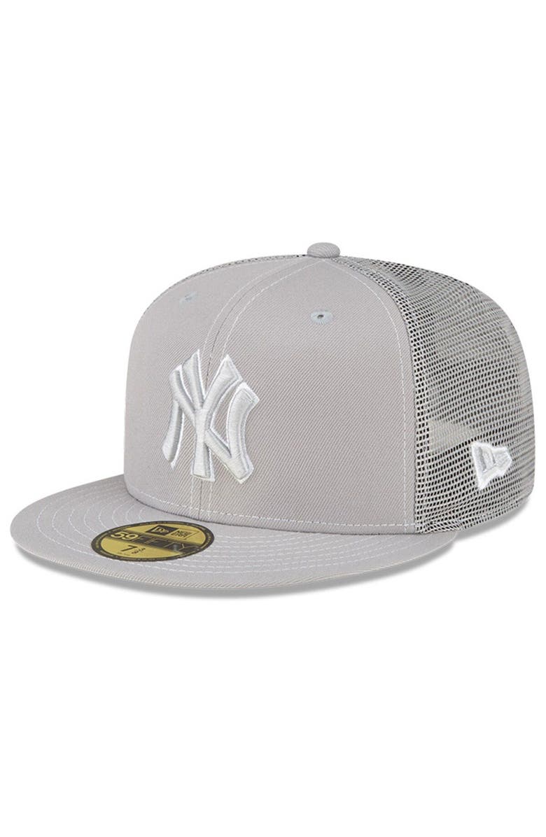 New Era Men's New Era Gray New York Yankees 2023 On-Field Batting Practice 59FIFTY Fitted Hat, Main, color, Gray