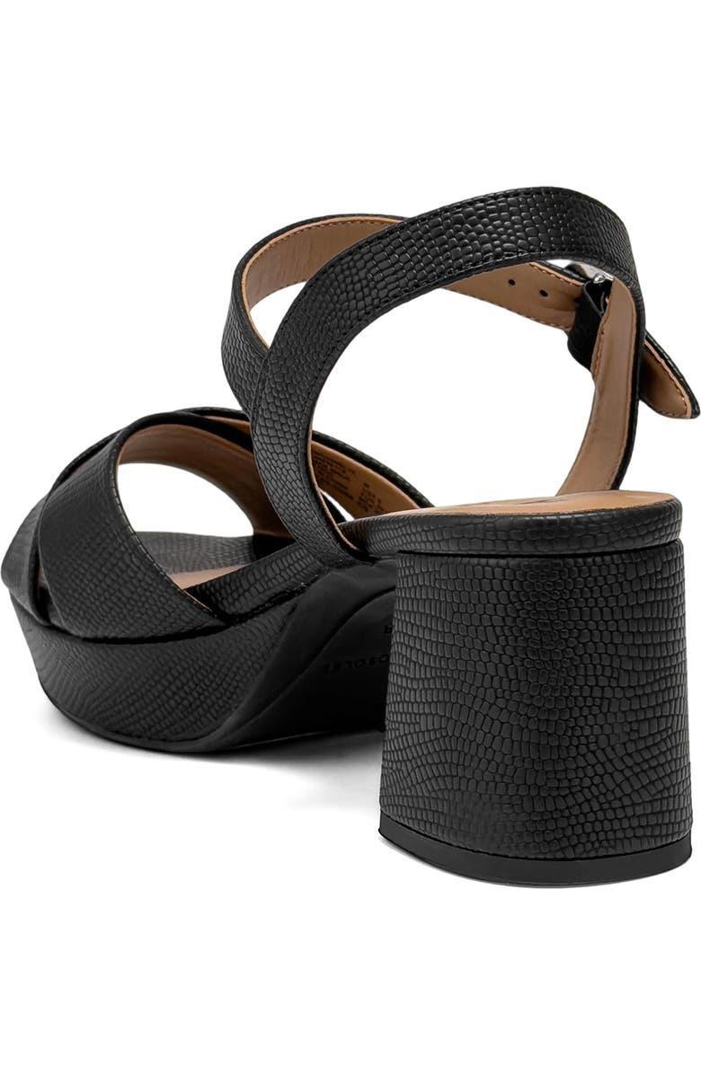 Aerosoles Charlye Ankle Strap Platform Sandal, Alternate, color, Black