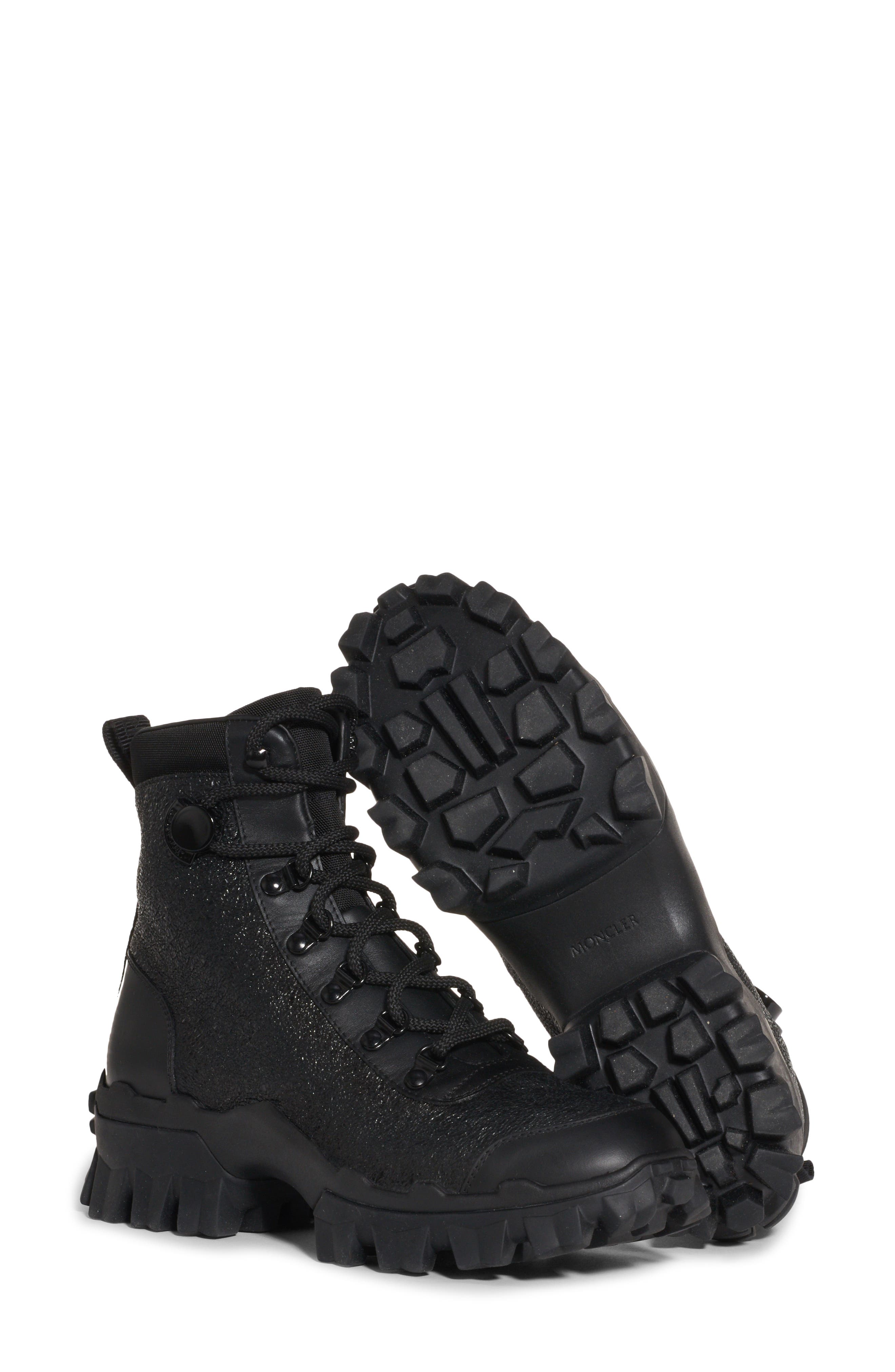Moncler Helis Crinkle Hiking Boot, Alternate, color, 