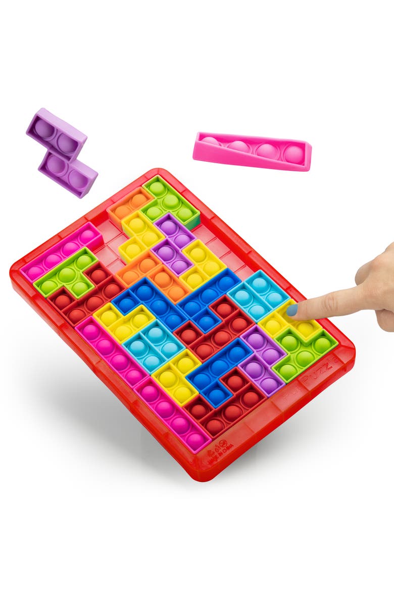 Power Your Fun Red Puzzle Pop Game, Main, color, 