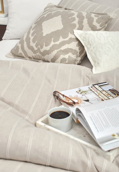 Elisabeth York Cleo Natural Throw Pillow, 20" X 20" In Gray