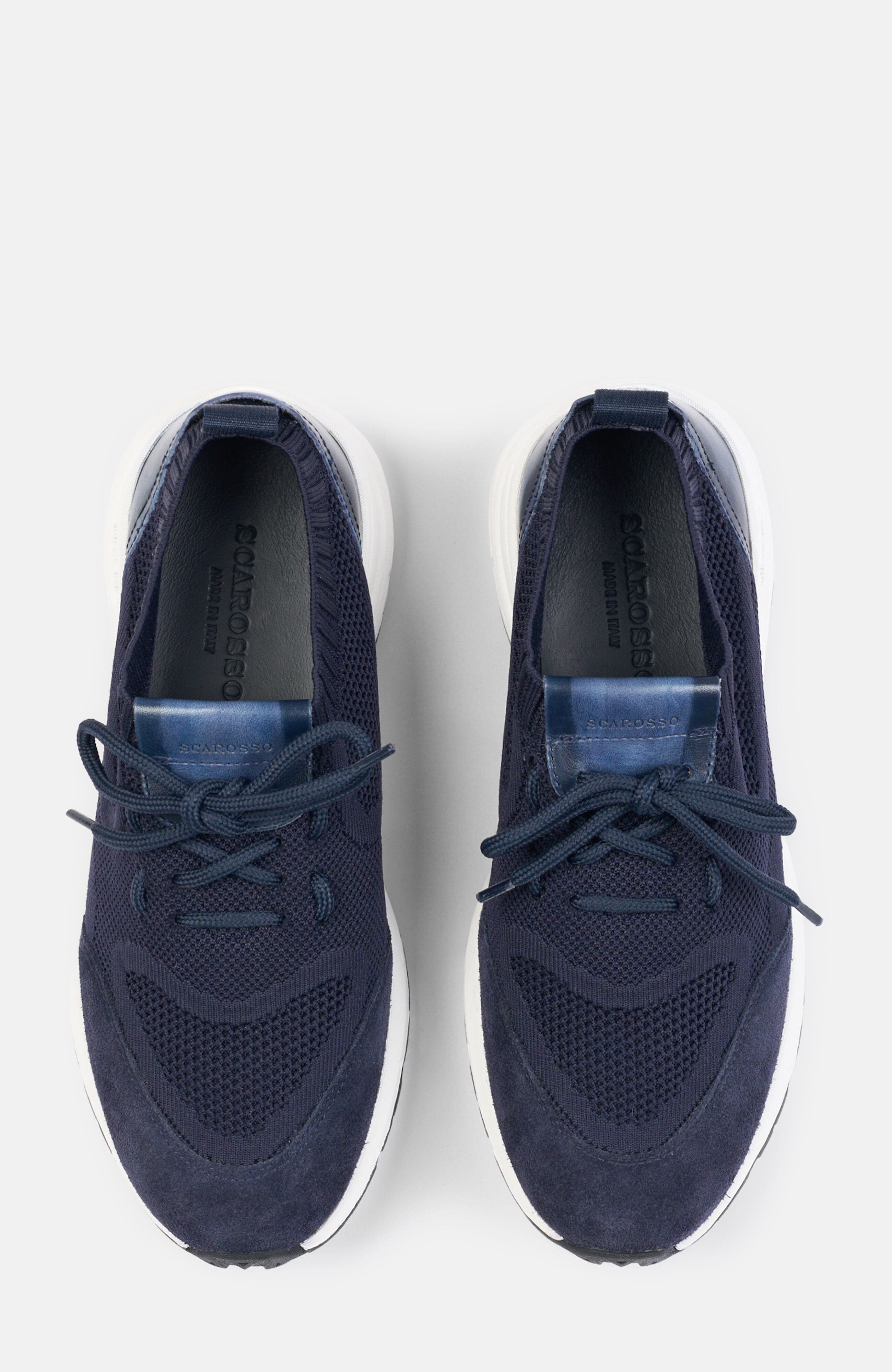 SCAROSSO Robin Sneakers, Alternate, color, Blue - Knit