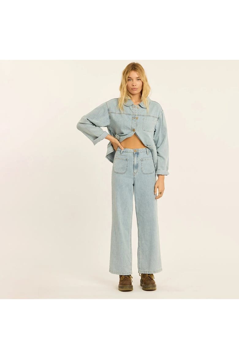 Danny High Waist Denim Pant - Women's, Alternate, color, Baja Blue