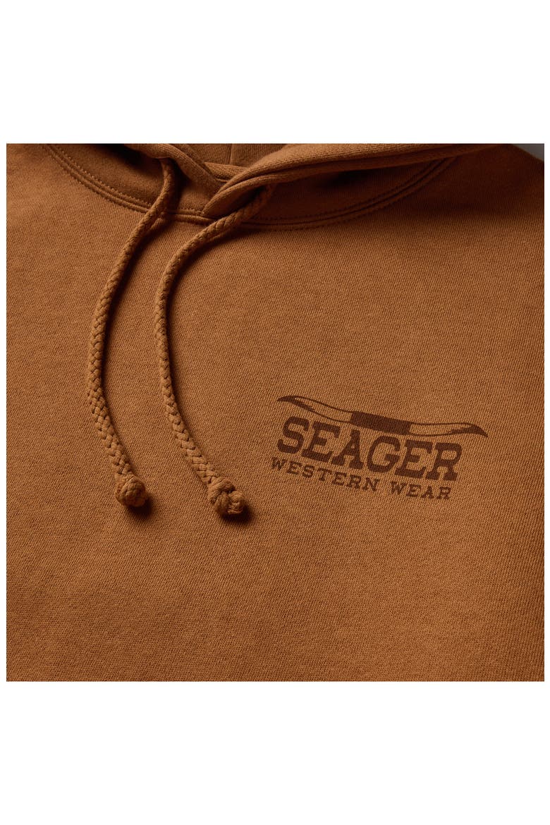 The Herd Fleece Hoodie, Alternate, color, SADDLE