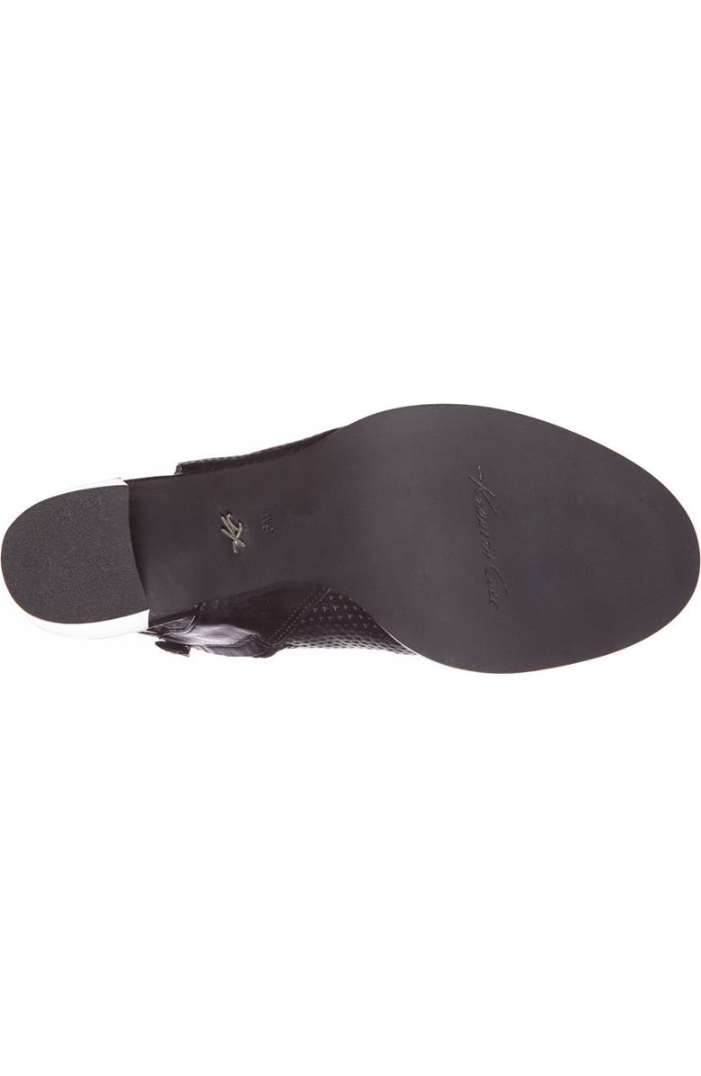 Kenneth Cole New York 'Shay' Open Toe Perforated Leather Bootie, Alternate, color,