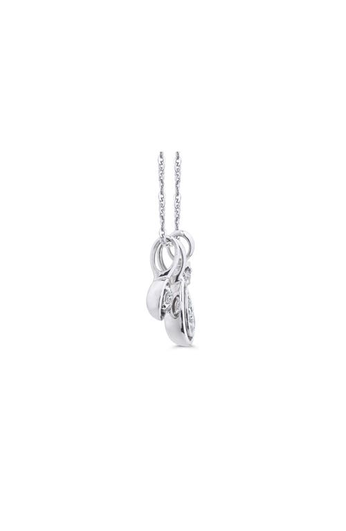 Seed2stone Perfect-pear Cluster Necklace In Silver