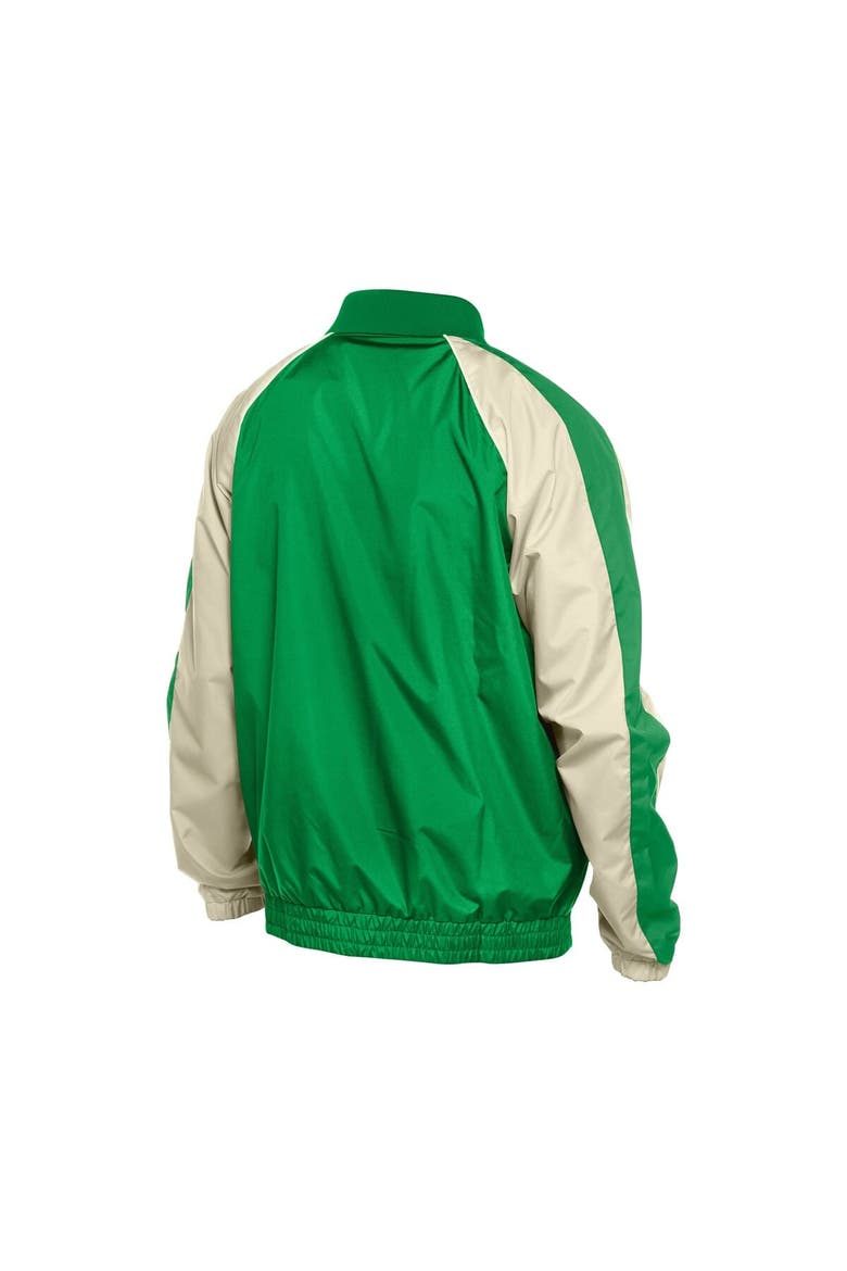 Men's New Era Kelly Green St. Louis Cardinals St. Patrick's Day Ripstop Raglan Quarter-Zip Windbreaker, Alternate, color, Kelly Green