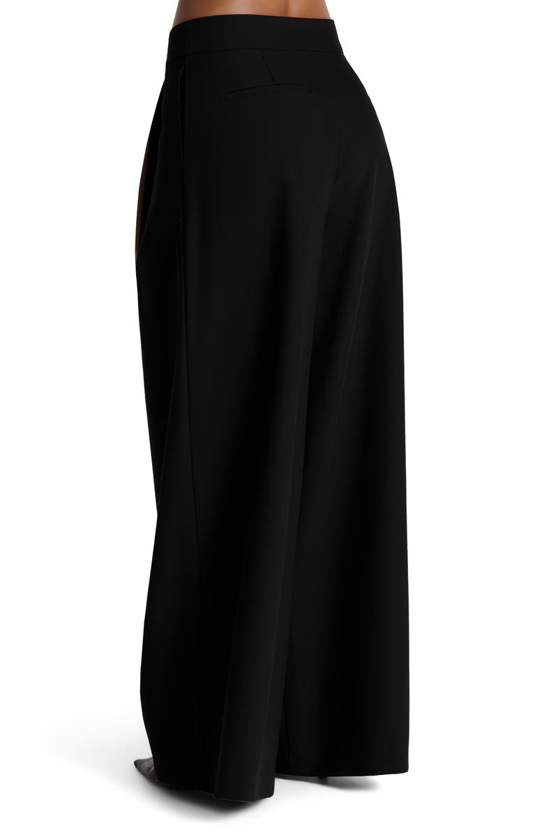 Naked Wardrobe Suiting Oversize Wide Leg Pants, Alternate, color, Black