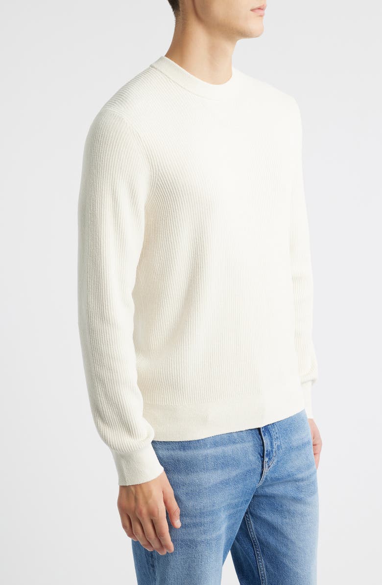 BOSS Horso Crewneck Sweater, Alternate, color, Open White