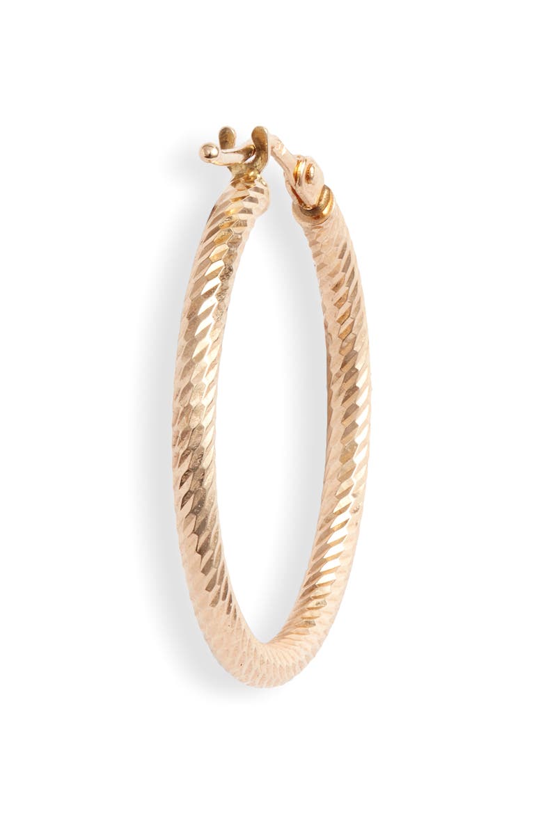 14K Gold Twisted Rope Hoop Earrings, Alternate, color, 14K YELLOW GOLD