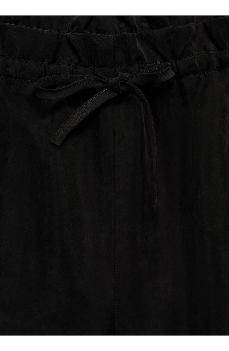 MANGO High Waist Drawstring Shorts, Alternate, color, 