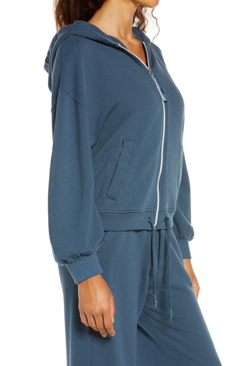 Abbi Half Moon Zip Hoodie, Alternate, color, STARRY NIGHT
