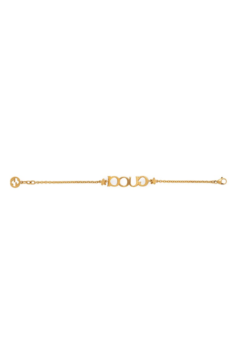 Gucci Crystal Script Bracelet, Alternate, color,