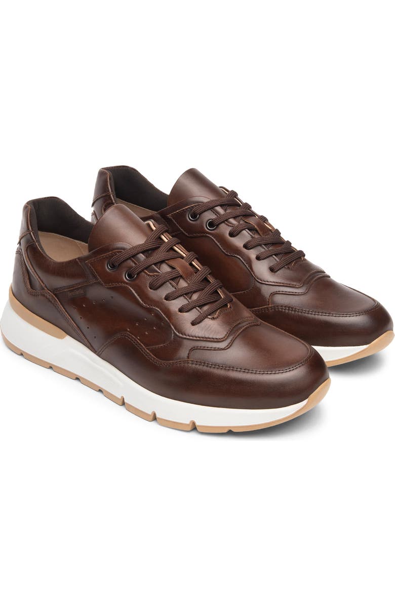NeroGiardini Low Top Sneaker, Main, color, Chocolate