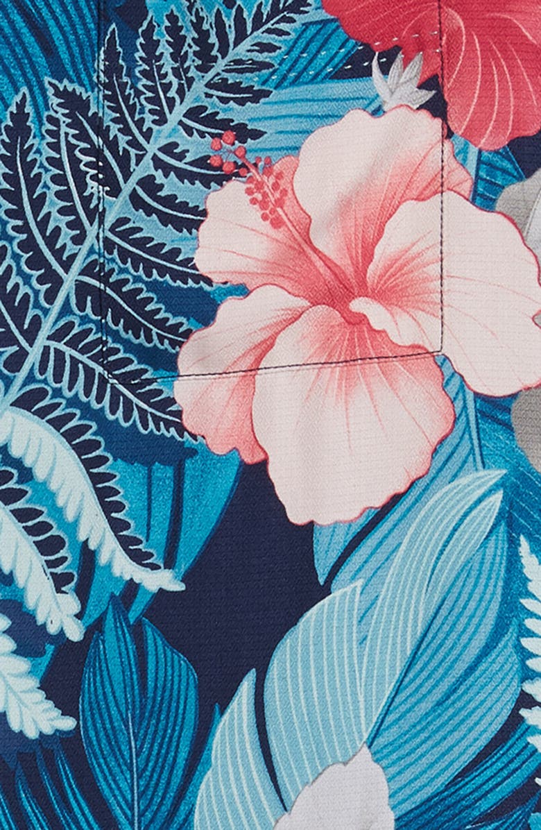 Tommy Bahama Hibiscus Hues Silk Shirt, Alternate, color,