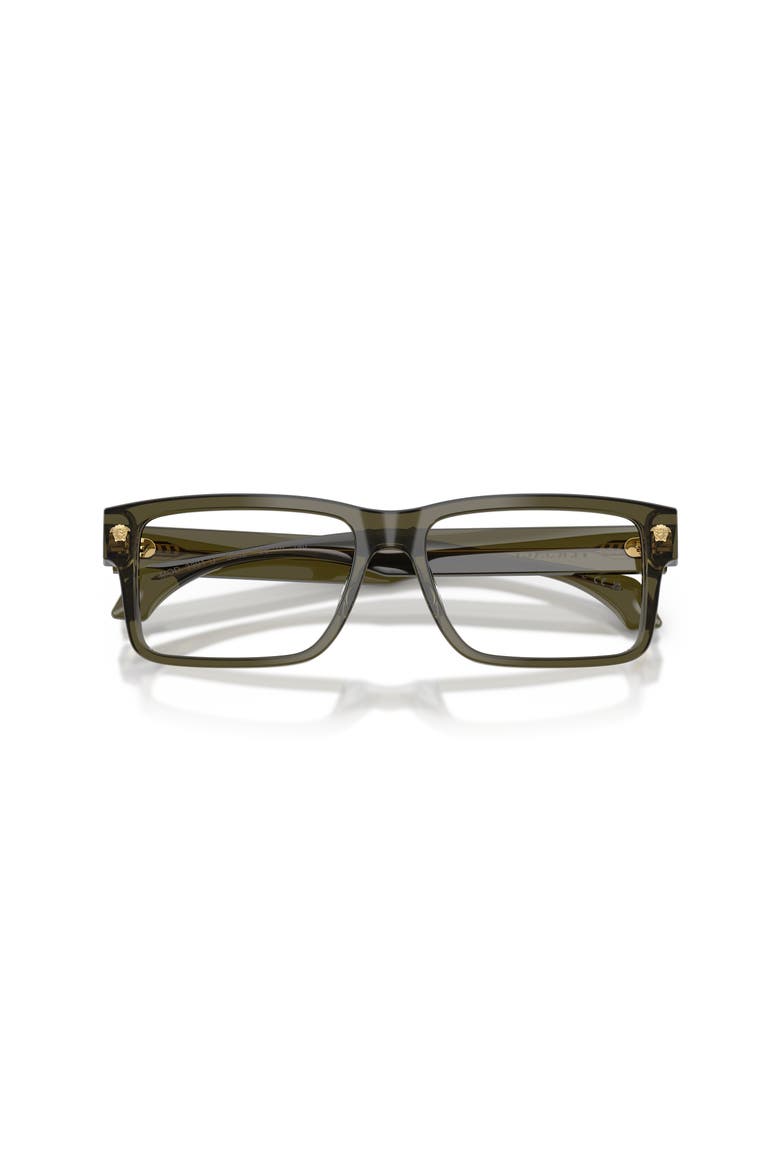 56mm Rectangle optical glasses, Alternate, color, Green