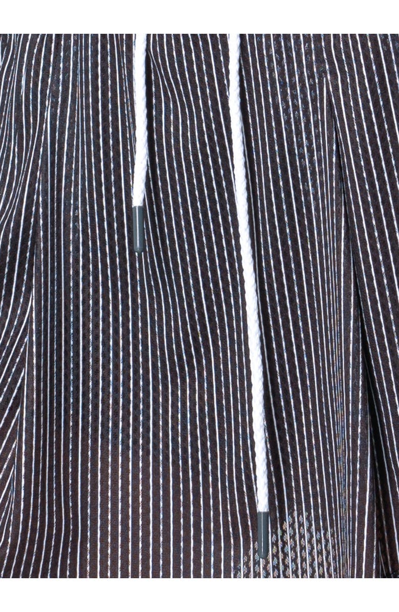 Lucky in Love High Waist Pinstripe Skirt, Alternate, color, Black