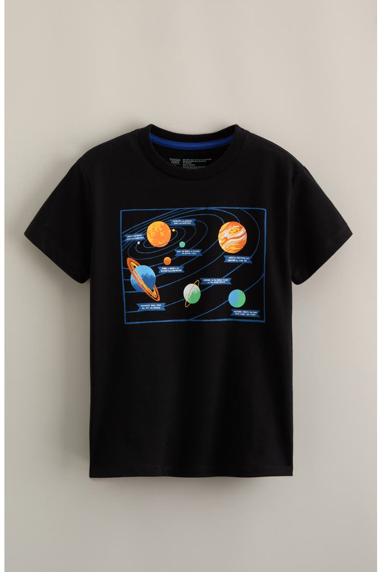 Kids' Graphic T-Shirt, Main, color, BLACK GALAXY