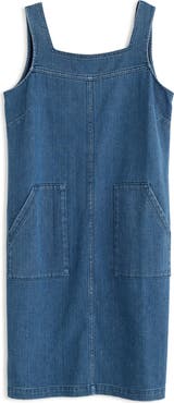 Seasalt Cornwall Calican Pinafore Denim Dress