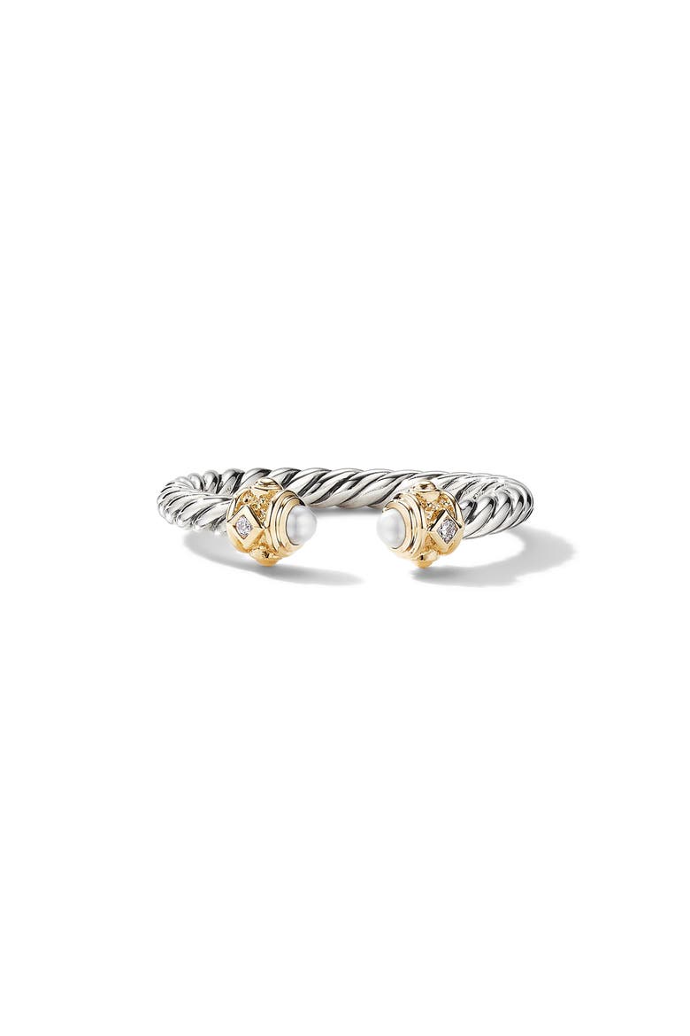 Renaissance® Ring in 14K Gold with Diamonds, Main, color, PEARL