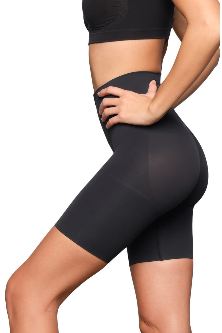 Butt Enhancing Lifting Shorts, Alternate, color, ONYX