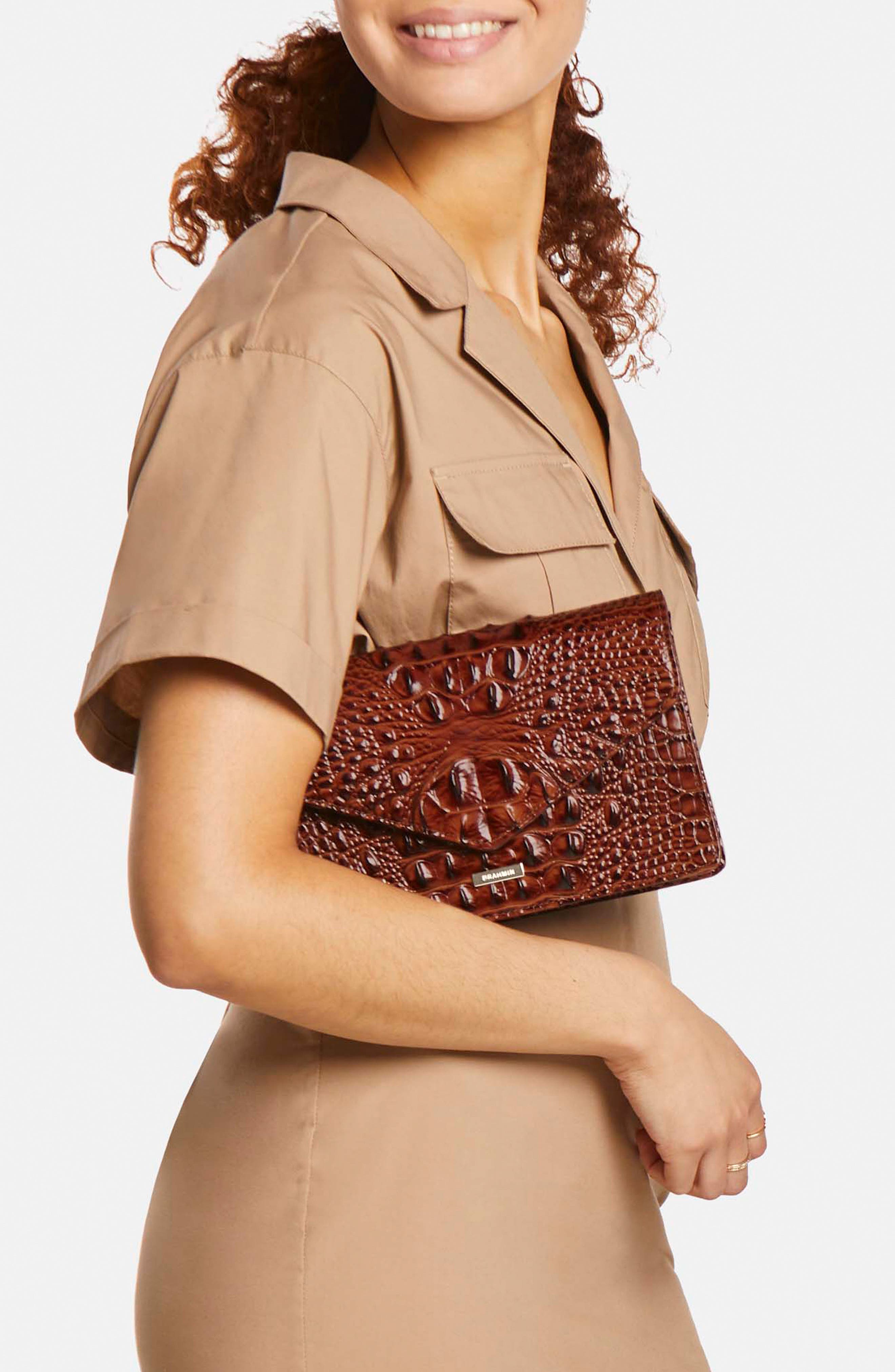 Wendy Croc Embossed Leather Crossbody Bag, Alternate, color, SUGAR PLUM