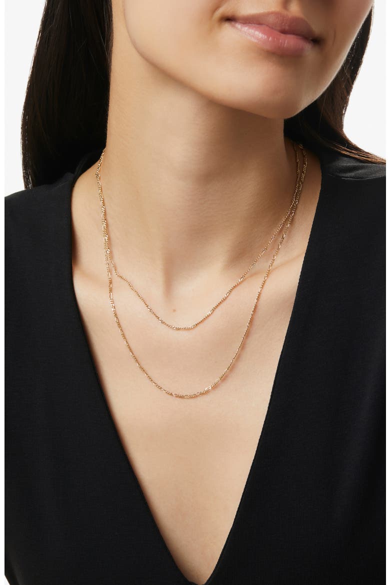 Heritage Layer Chain Necklace, Alternate, color, GOLD