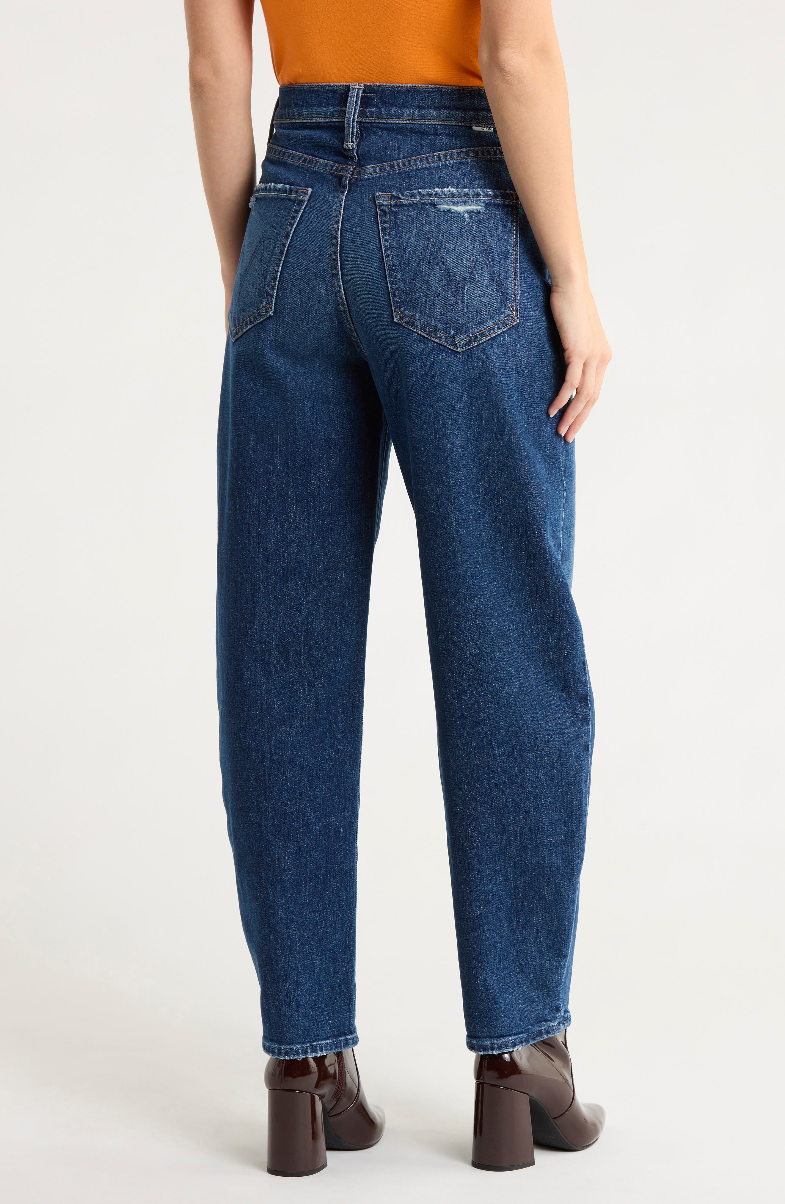 MOTHER The Fangirl Skimp Barrel Leg Jeans (Women) | Nordstromrack