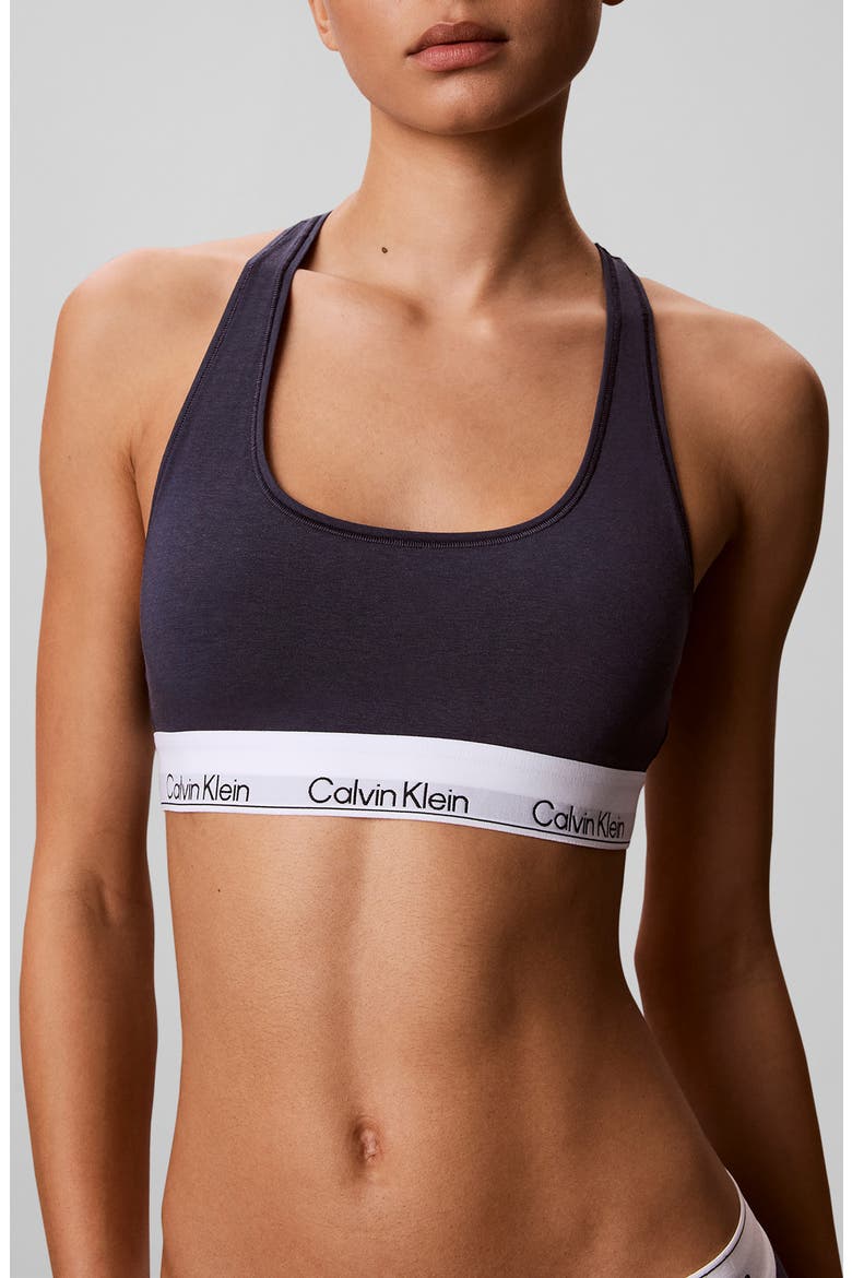 Lightly Lined Racerback Bralette, Main, color, SPEAKEASY