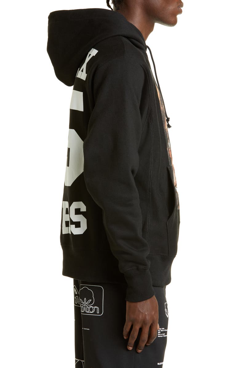 Canary Yellow Gender Inclusive Pyréx Tears Graphic Hoodie, Alternate, color,