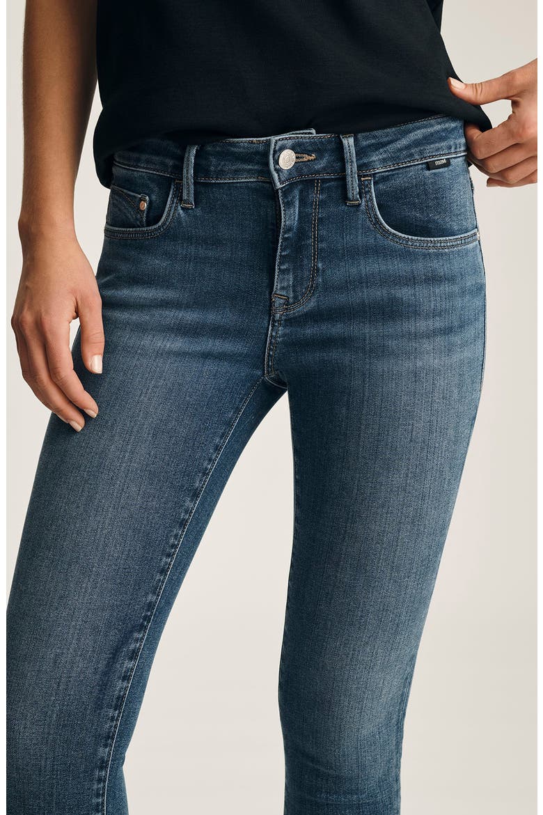 Adriana Mid Rise Skinny Jeans, Alternate, color, MID BRUSHED SUPERSOFT