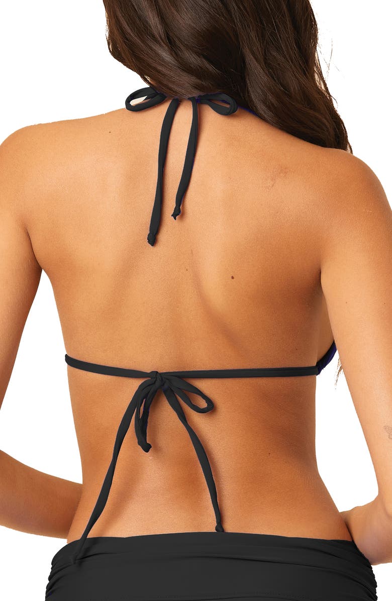 Athena Riley Halter Triangle Bra Bikini Top, Alternate, color,