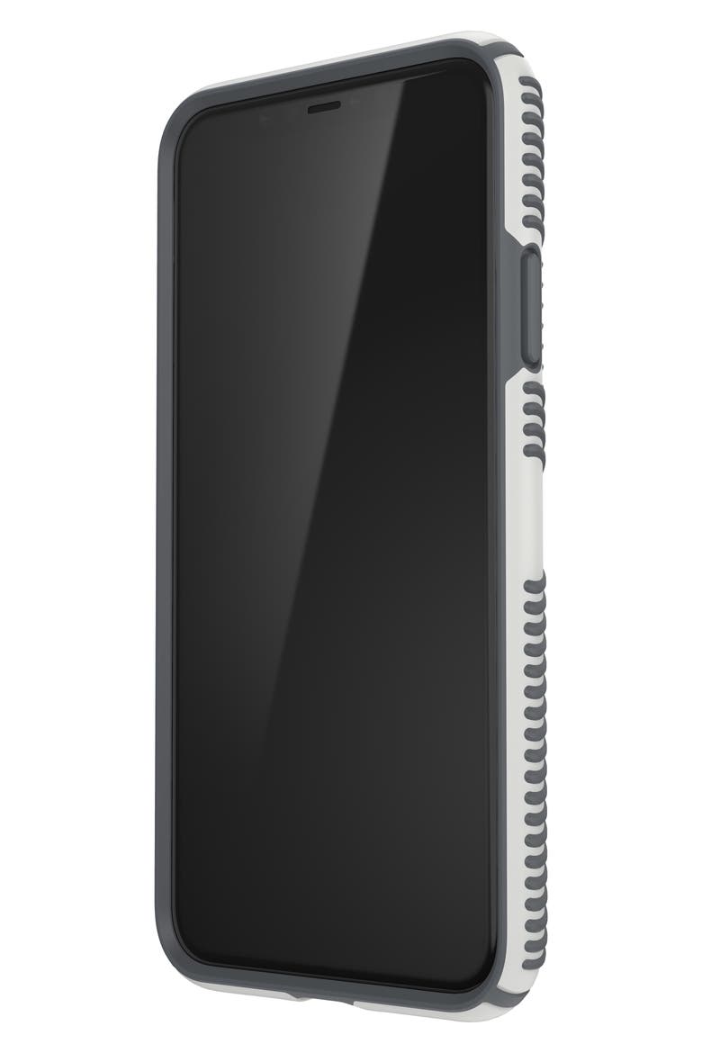 Presidio Grip iPhone 11/11 Pro/11 Pro Max Case, Alternate, color, MARBLE GREY/ ANTHRACITE GREY