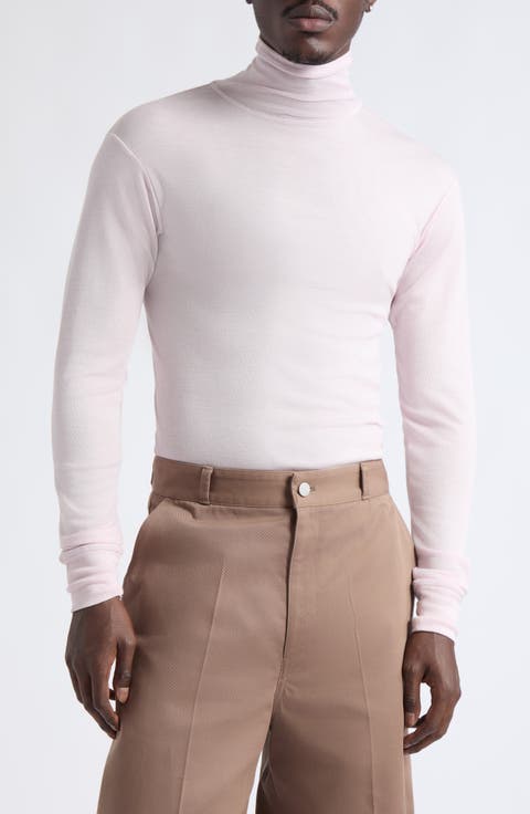 Wool & Silk Turtleneck Sweater