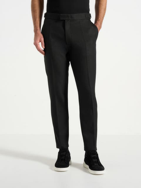 Hubert Tapered Fit Tailored Trousers