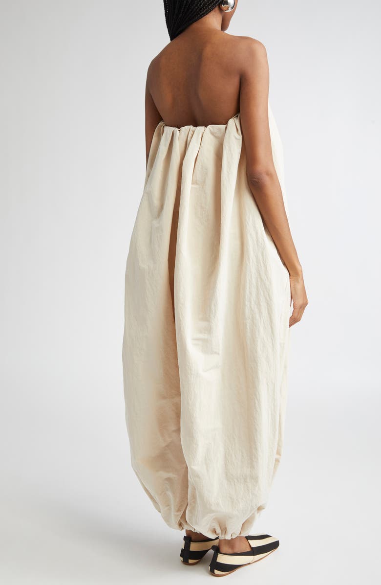 Jacquemus The Calisson Combination Oversize Strapless Parachute Jumpsuit, Alternate, color,