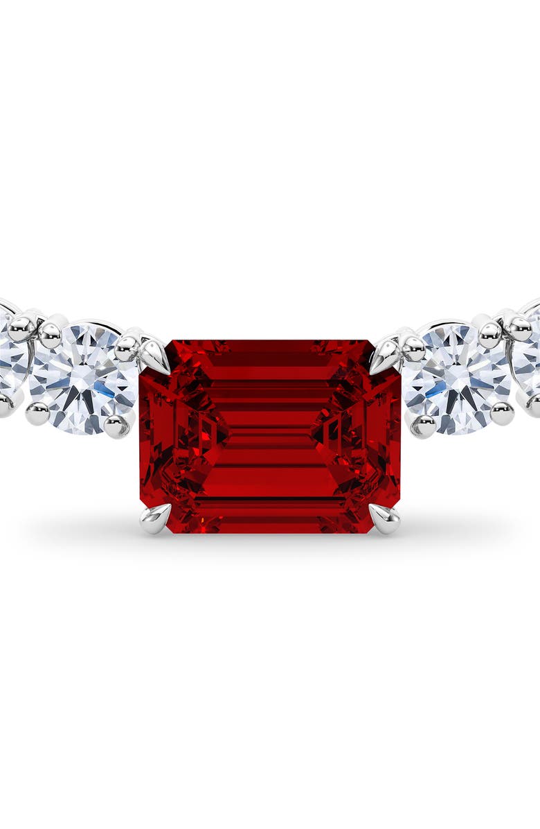 HauteCarat Birthstone Necklace, Alternate, color, 18K White Gold