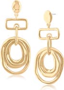 JARDIN Circular Orbital Drop Earrings