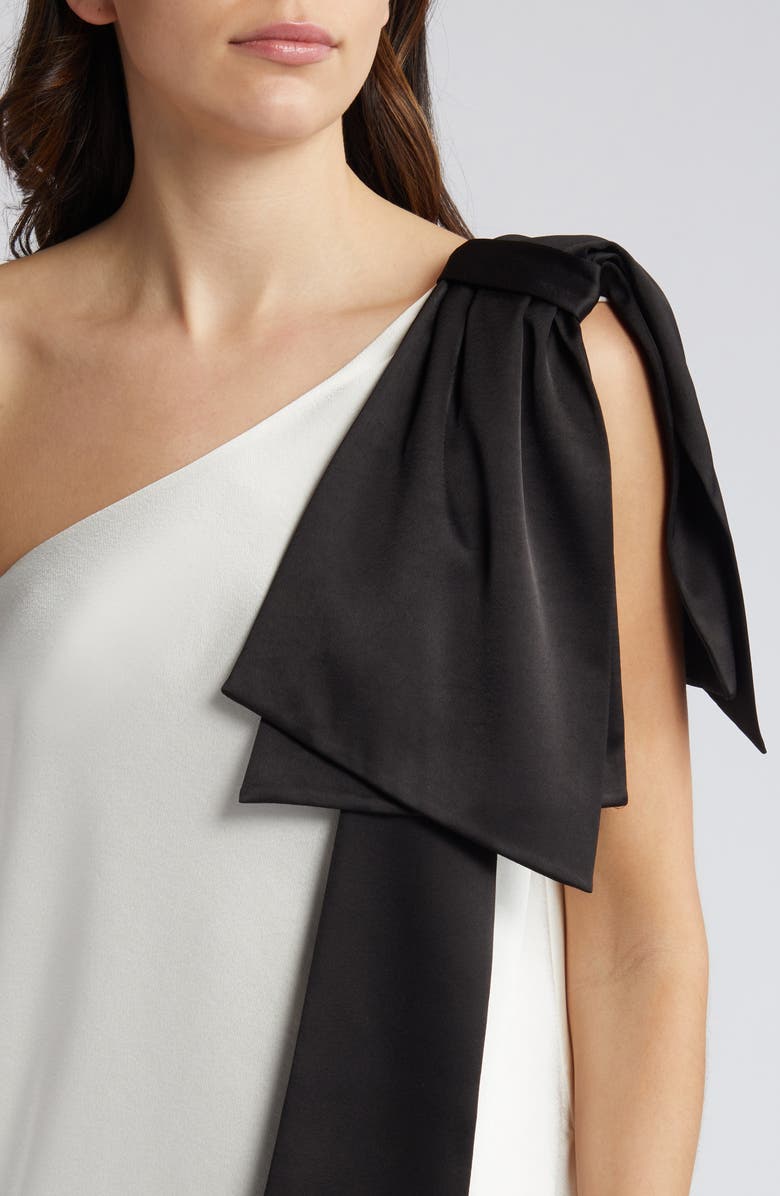 Ted Baker London Midori One-Shoulder Satin Dress, Alternate, color, Ivory