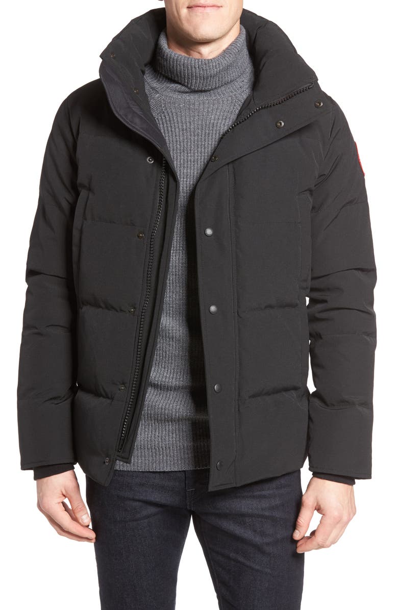 Canada Goose Wyndham Fusion Fit Genuine Coyote Fur Trim Down Jacket, Alternate, color, 