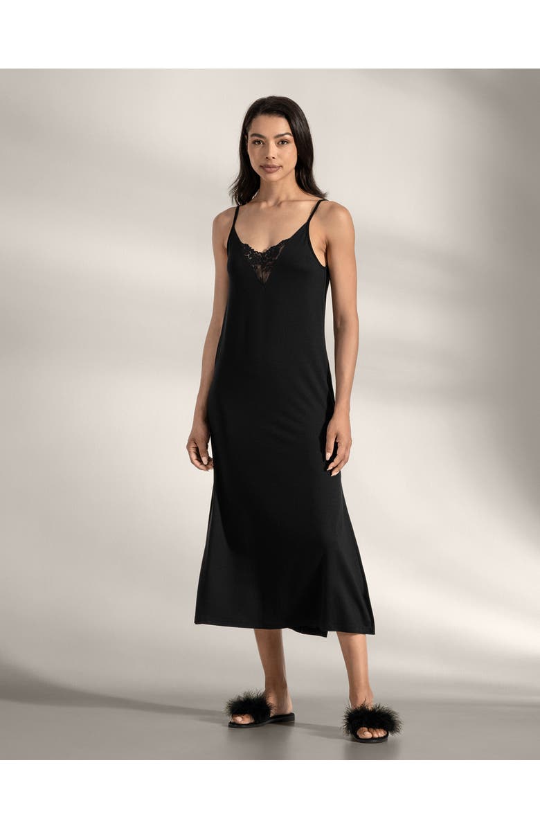 Togas Diletta Women's Nightdress, Alternate, color, Black