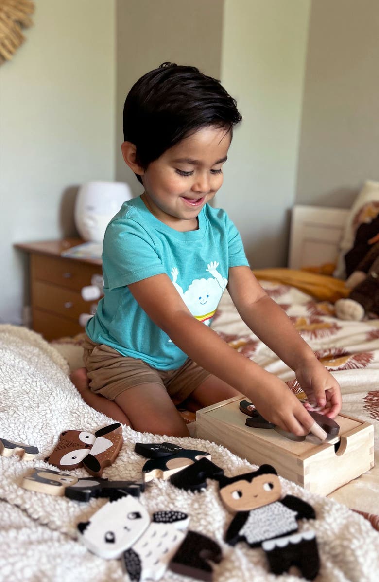 Wee Gallery Mix and Match Dress Up Tiles, Alternate, color, Animals